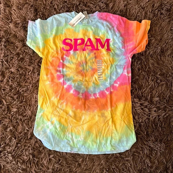 Spam pastel tie dye t shirt size medium NWT from Spam Museum in Austin MN - Picture 1 of 7